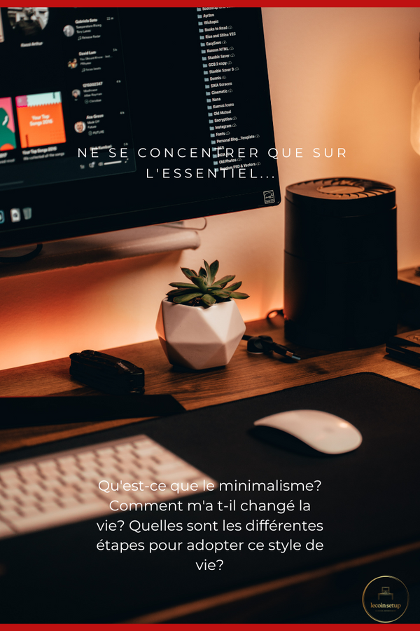 Minimalist book™️ | By LCS : Notre e-book gratuit pour commencer votre transition vers un monde de productivité et de simplicité